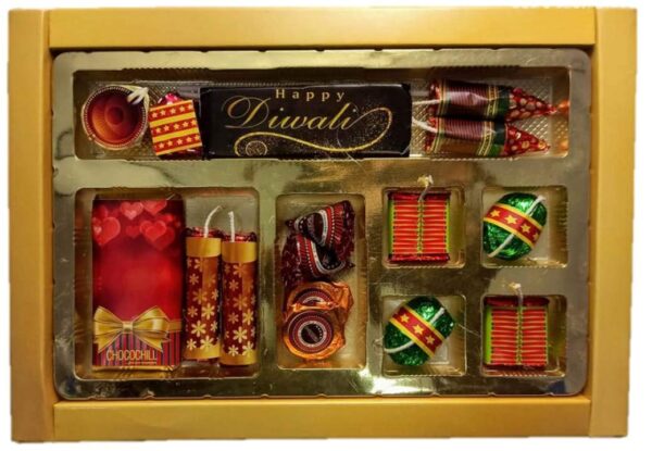 CHOCOCHILL Diwali Special Chocolate Crackers , Crackers For Diwali Homemade Chocolates (Large Pack), 265 Gram