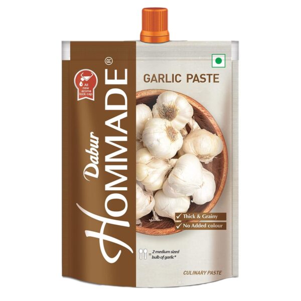 Dabur Hommade Garlic Paste, 200g Pouch