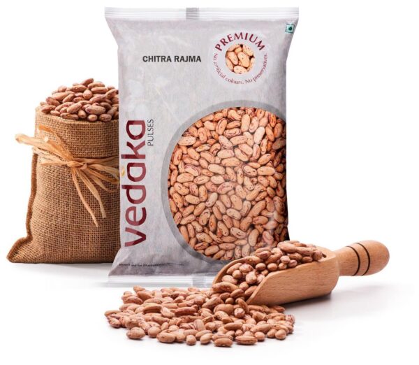 Amazon Brand - Vedaka Premium Unpolished Chitra Rajma | 1 kg