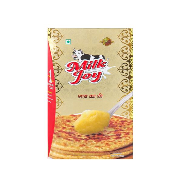 Milkjoy Pure Desi Cow Ghee | Lab Certified Desi Ghee | 100% Natural & Pure | Natural Aromatic Flavor | Cow Ghee | Boosts Immunity and Improves Digestion | 900ml