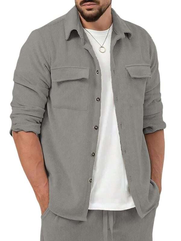 Lymio Casual Shirt for Men| Shirt for Men| Men Stylish Shirt (Rib-Shirt) (M, Grey)  Amazon.in Clothing & Accessories