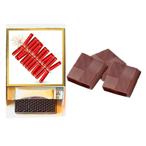 Expelite Diwali Crackers Chocolate Gift Ladi Bomb Assorted Flavour for kids family & friends (Pack of 10)