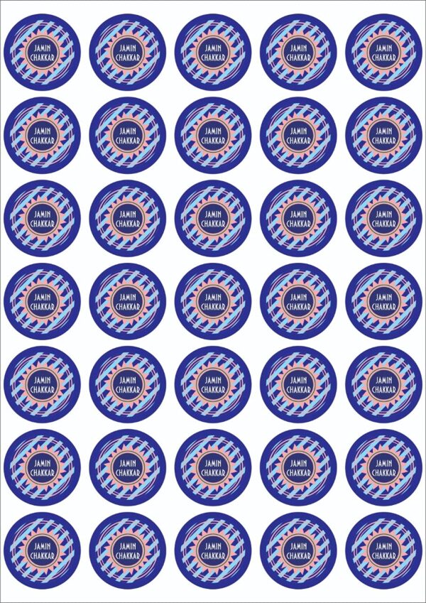 Homebakers Mart Jameen Chakkar Crackers Stickers (Jameen Chakkar - 35 Stickers in one Sheet) (5)