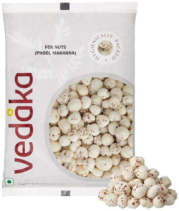 Amazon Brand - Vedaka Fox Nuts (Phool Makhana) | No added artificial flavours | No added preservatives | 200 g