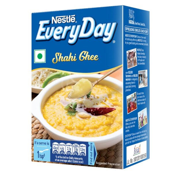 Nestle Everyday Shahi Ghee/Tuppa - Provides Energy, Rich Aroma & Granular Texture 1 L Carton 1 L