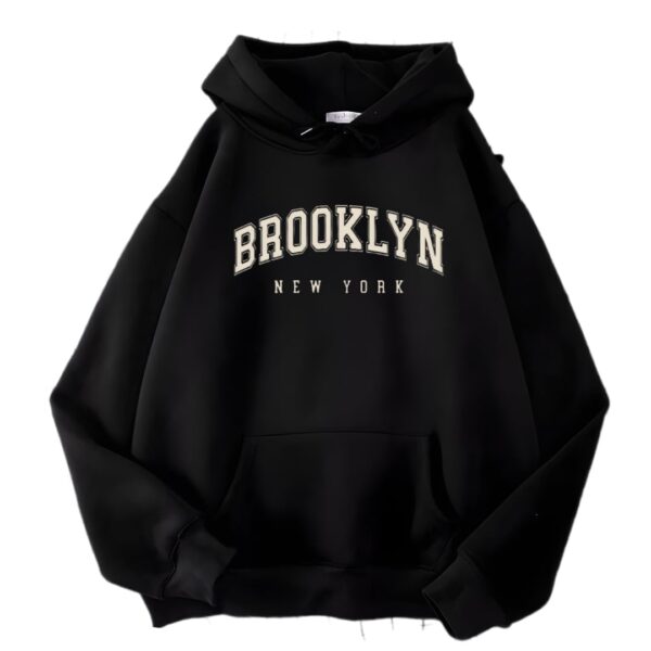 C-TOWN Brooklyn Printed Hoodies for Women || Women\'s Hoodies || Sweatshirt for Women || Winter Sweater Hoodie for Women & Girls ||Letest Women Hoodie