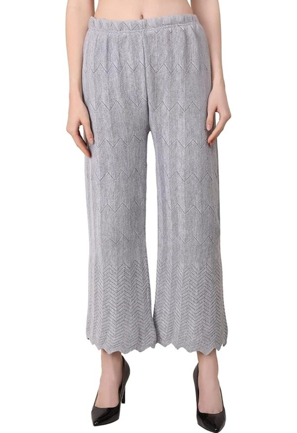Zigzag Woolen Palazzo