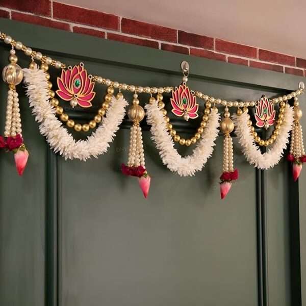 Divyakosh Torans For Entrance Door, Door Hangings For Home Decoration | Premium Thoranam For Entrance Door, Toran For Home Decoration, Bandhanwar Size - 37 Inch |, Multicolor