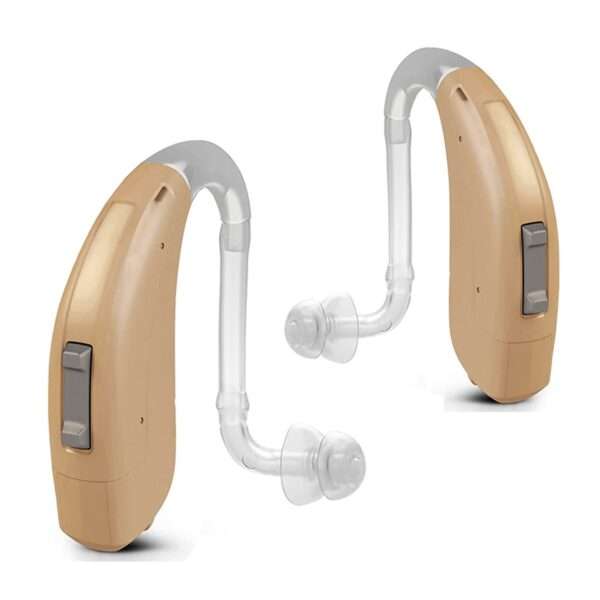 Extra Power Behind Thr Ear 6 Channel Digital Hearing Aid For Severe to Profound hearing loss Pair of Both Ear left & Right (2 Year Seller Warranty)